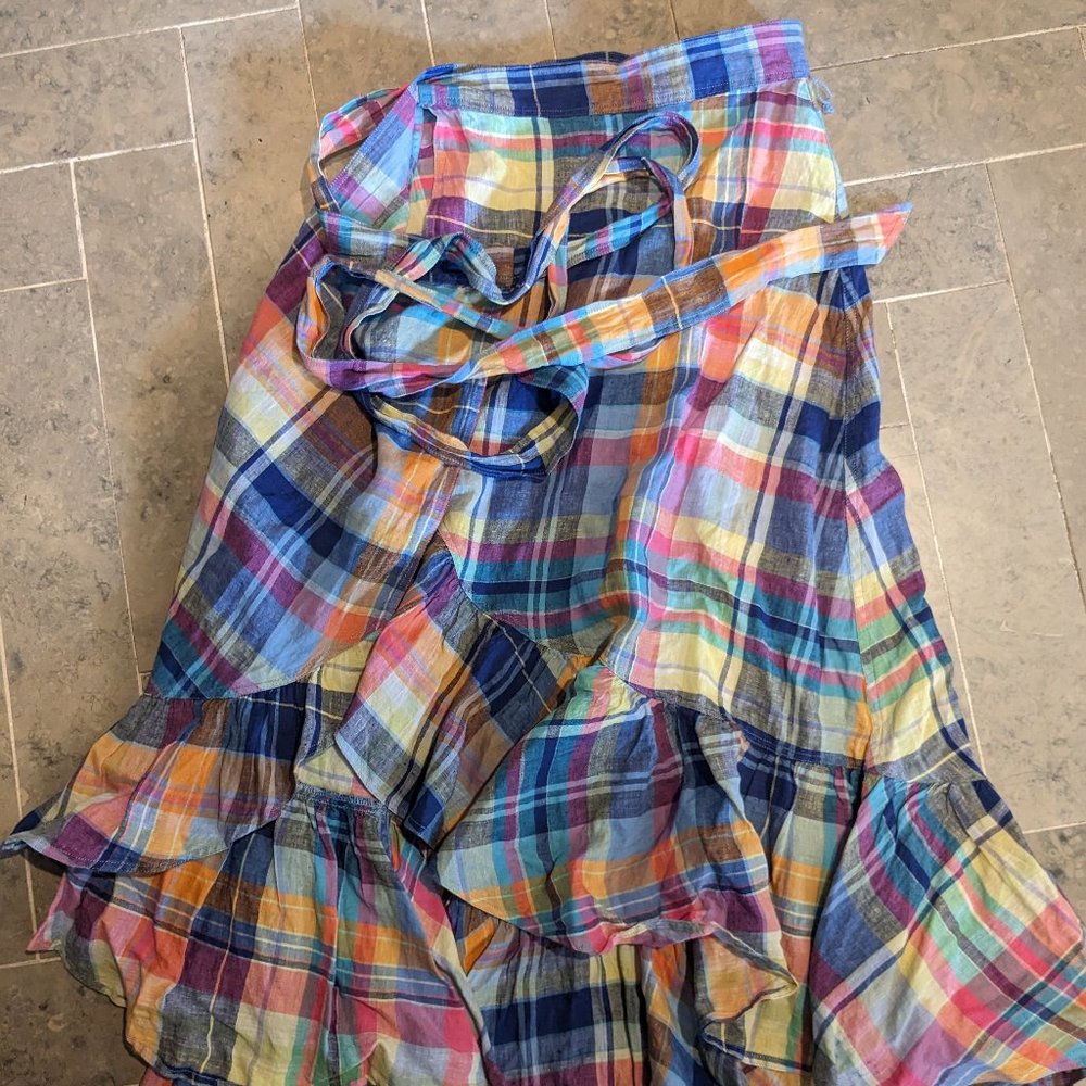 Women's Polo Ralph Lauren plaid skirt 0
